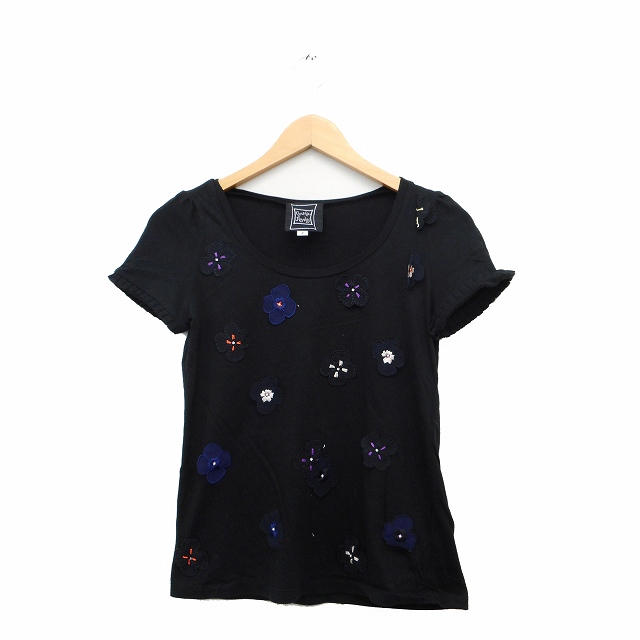 シンシアローリー CYNTHIA ROWLEY カットソー Tシャツ 半袖 モチーフ 