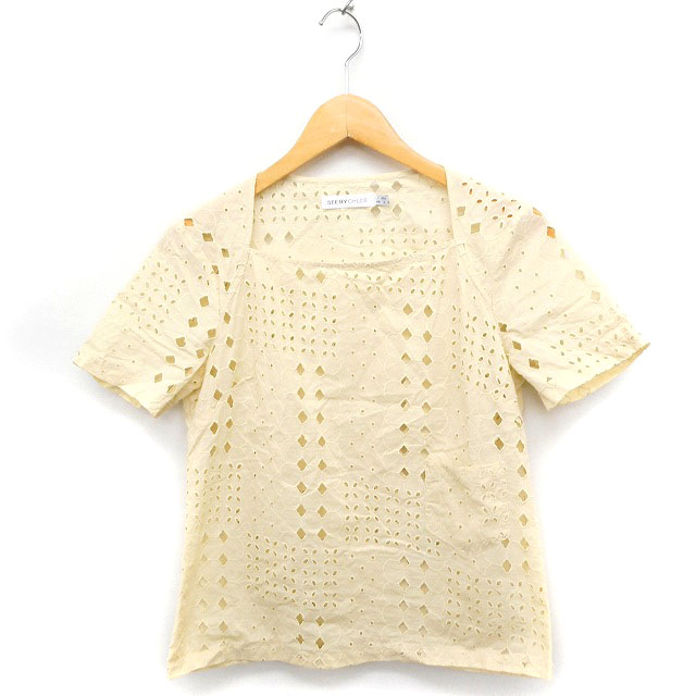 シーバイクロエ SEE BY CHLOE 国内正規品 カットワークレース シャツ  