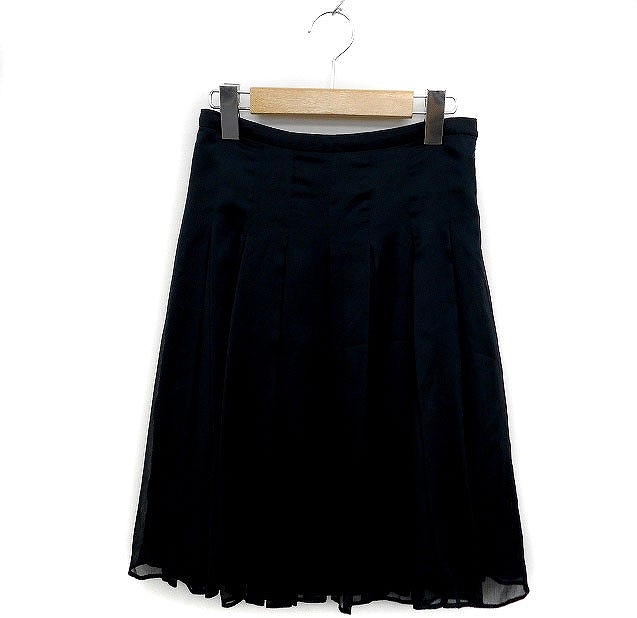 ■美品M-premier BLACK 【定価4.2】プリーツスカート 36黒 □美品M-premier BLACK 【定価4.2】プリーツスカート 36黒 36の通販