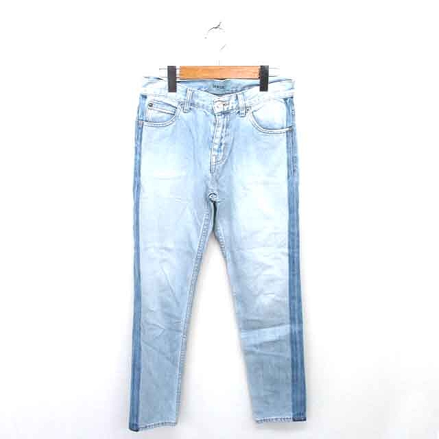 サージ SERGE de bleu デニム スリム ジーンズ パンツ ウォッシュ加工  