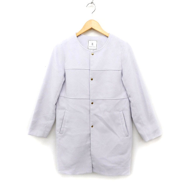 ロペピクニック ROPE Picnic ノーカラー コート アウター ミドル丈  