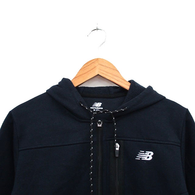 New Balance フード付きパーカー 【M】 ネイビー グレー メンズ