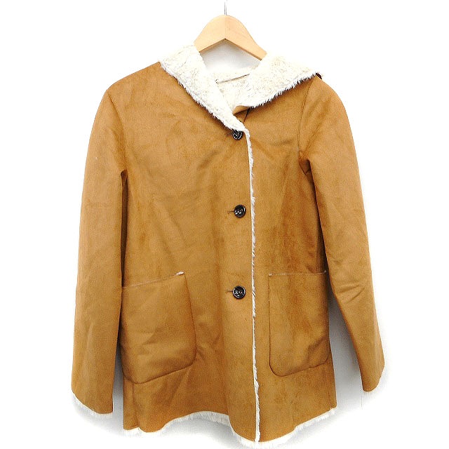 tina:jojun フェイクファードッキングスエードコート　完売品 TINA:JOJUNフェイクファードッキングスエードコート - メルカリ