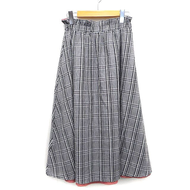 レトロガール RETRO GIRL リバーシブル スカート フレア ロング  