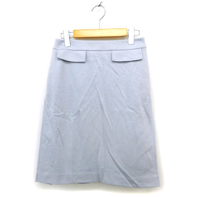 未使用品 オフオン ofuon タグ付き スカート フレア ひざ丈 ウール混  