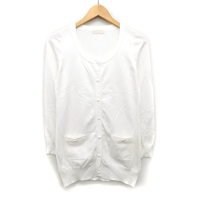 エフデ ef-de カーディガン ニット 長袖 ロング 9 パステルグリーン エフデ ef-de カーディガン ニット ラウンドネック 長袖 ビジュー 13