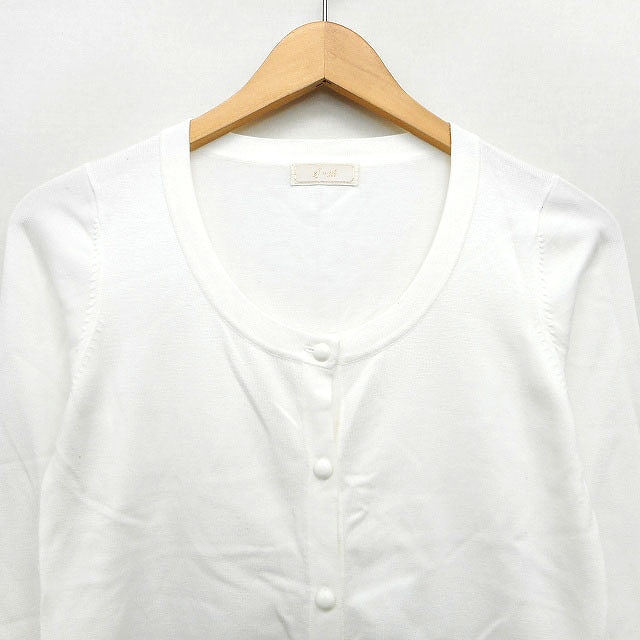 エフデ ef-de カーディガン ニット 長袖 ロング 9 パステルグリーン エフデ ef-de カーディガン ニット ラウンドネック 長袖 ビジュー 13