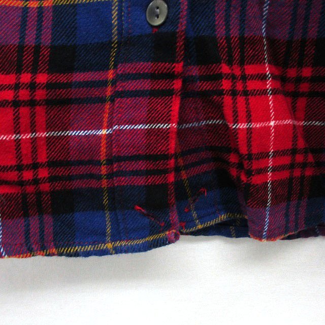 超美品！Atelier GG チェックシャツ赤 ★2ハーフ ワイシャツ ストライプ レッド ブロード | STYLE WORKS