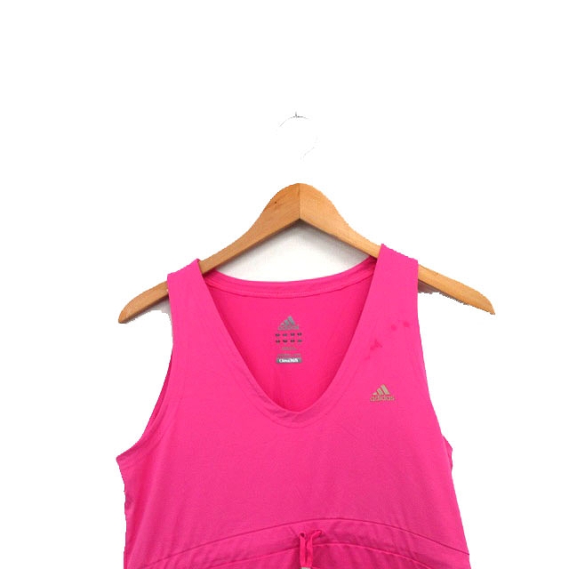 アディダス　タンクトップ　レディースMサイズ　水色 adidas タンクトップ ノースリーブ Les Mills グラフィック