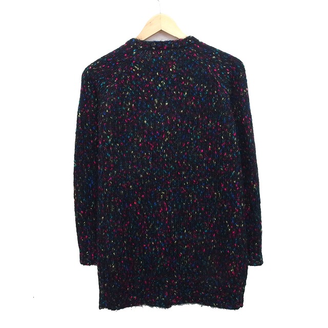 ブロンディー blondy ニット カーディガン ロング 総柄 ラグラン  