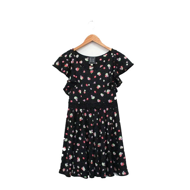 シンシアローリー CYNTHIA ROWLEY ワンピース 半袖 ギャザー 花柄 