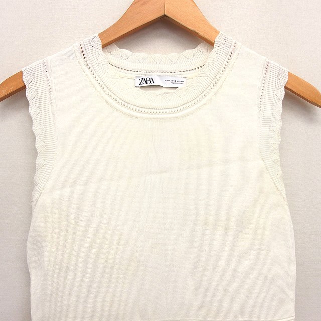 美品 ニットワンピース 完売品 ZARA ポケット ショート Sサイズ レア ゴールドボタン付きショート丈ニットワンピース - ネイビー