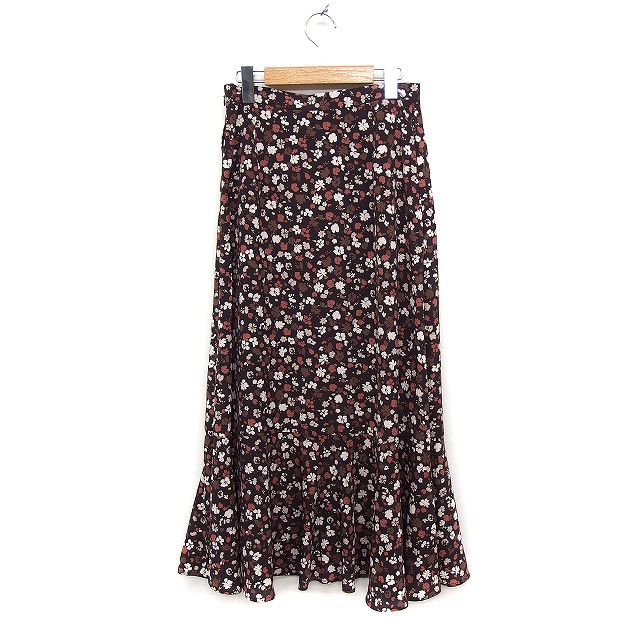 ロッソ ROSSO アーバンリサーチ フラワープリント フレアスカート