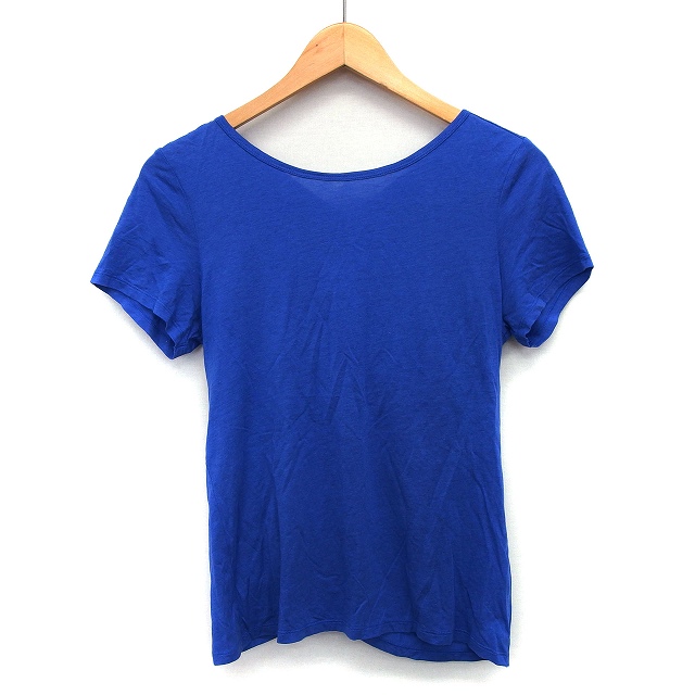 プラステ PLST Tシャツ カットソー 無地 シンプル バッククロス 半袖 