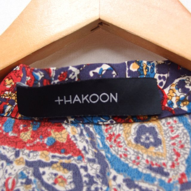 タクーン THAKOON シルク ワンピース ノースリーブ ひざ丈 花柄 