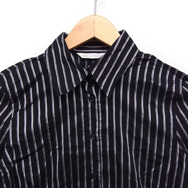 mindseeker 黒白ストライプ 長袖シャツ ko5610205_1.jpg