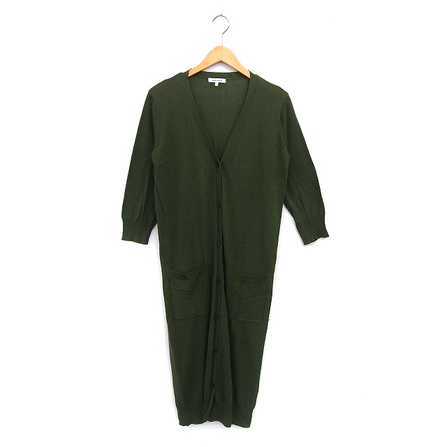 グローバルワーク GLOBAL WORK カーディガン ニット ロング リブ