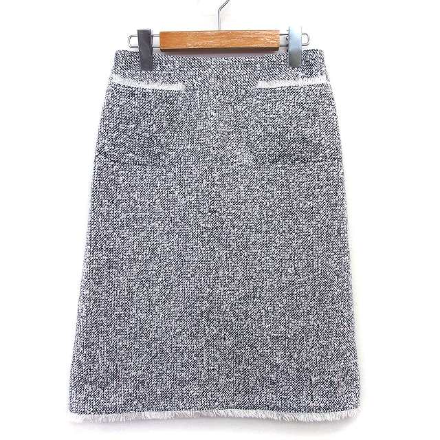 ボールジー BALLSEY トゥモローランド ツイード スカート 台形 膝丈 総  