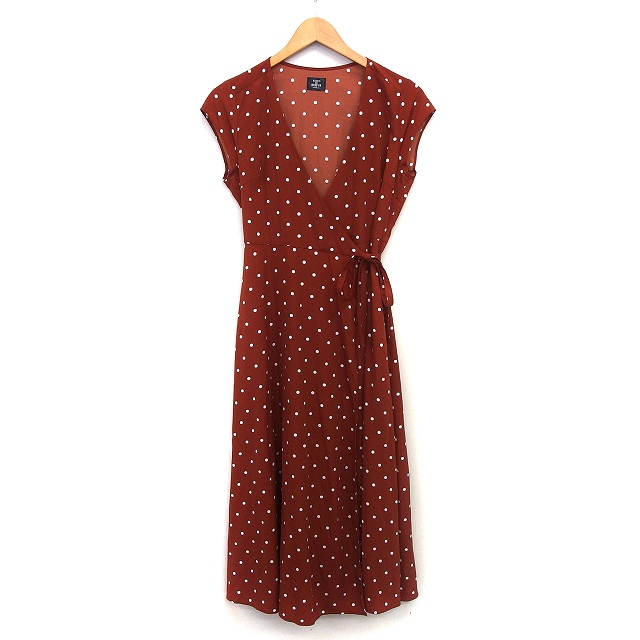 新品未使用タグ付き　MAISON DE REEFUR ワンピース　ドット フラワーMIXサテンドットワンピース[LA36-26R602]｜URBAN