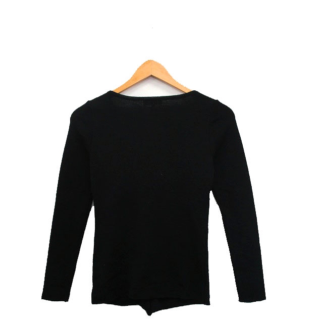 エムプルミエ M-Premier ニット セーター 長袖 フリル ウール シンプル  