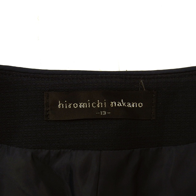 ヒロミチナカノ 2点セット ベスト ジレ 総裏地 スカート フレア ひざ丈 13 ヒロミチナカノ hiromichi nakano 2点セット ベスト ジレ 総裏地
