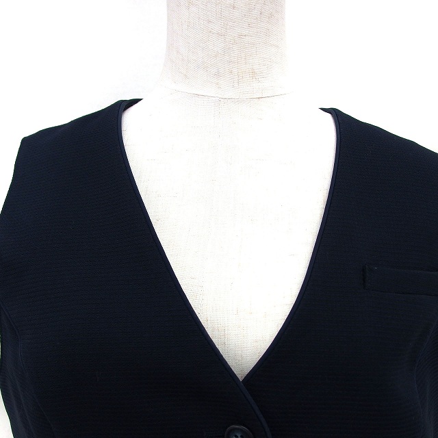 ヒロミチナカノ 2点セット ベスト ジレ 総裏地 スカート フレア ひざ丈 13 ヒロミチナカノ hiromichi nakano 2点セット ベスト ジレ 総裏地