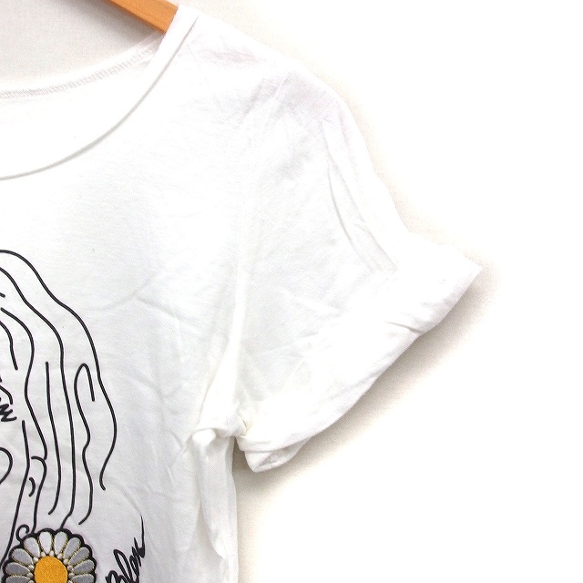 ランバンオンブルー LANVIN en Bleu フェイスプリント Tシャツ 