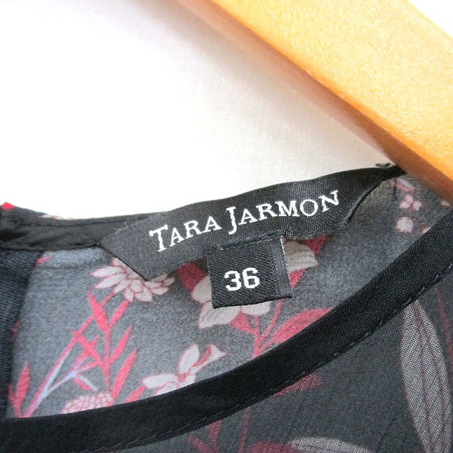 〈TARA JARMON〉お花柄ワンピース タラジャーモン TARA JARMON ワンピース 半袖 ロング フリル