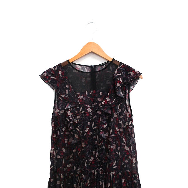 〈TARA JARMON〉新品タグ付き ワンピース タラジャーモン TARA JARMON ワンピース 半袖 ロング フリル