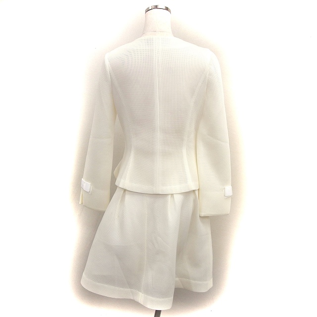 エムズグレイシー M'S GRACY メッシュ スカートスーツ セットアップ