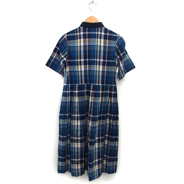ロイスクレヨン　チェックワンピース　パッチワークチェック　ロングワンピース ロイスクレヨン チェックワンピース パッチワークチェック ロング