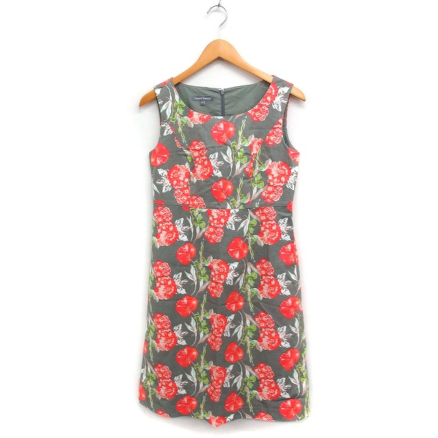 ローラアシュレイ ノースリーブワンピース ミツ価格laura ashley silk