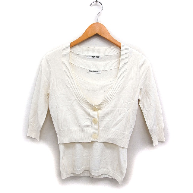 ストロベリーフィールズ STRAWBERRY-FIELDS アンサンブルニット