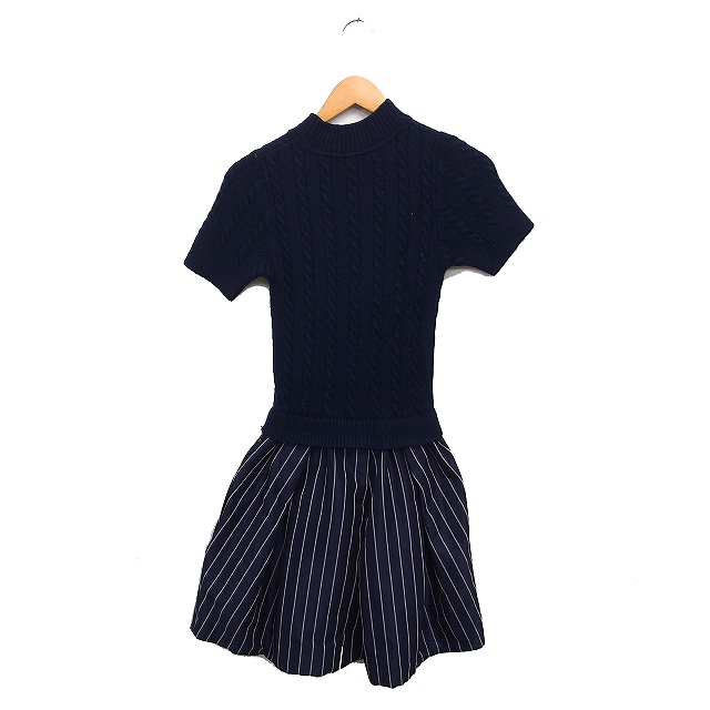 クリアランス公式店 「FRAY I.D」 半袖ワンピース 0 ネイビー