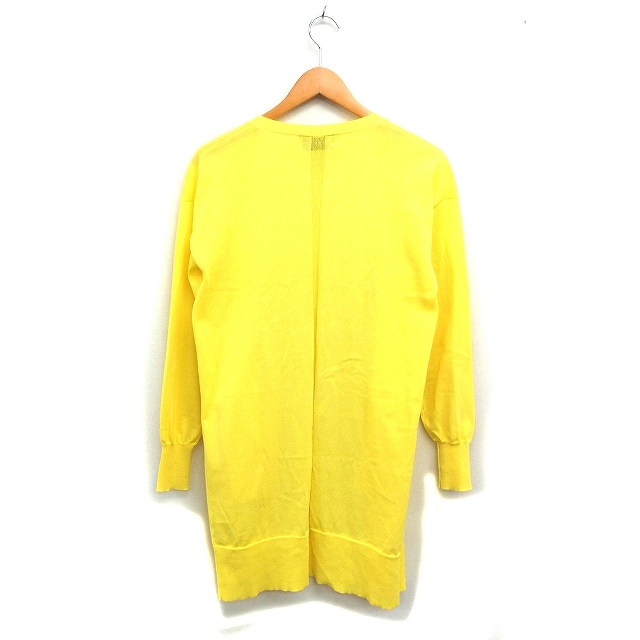 ロペ ROPE ロング カーディガン オープン コットン ニット 無地 38