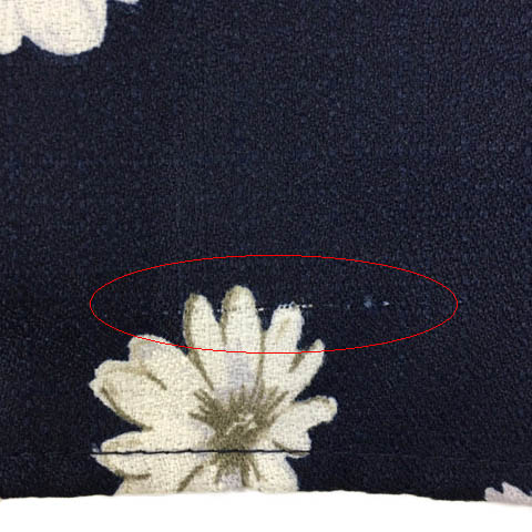 ワンアフター アナザー ナイスクラップ One After Another Nice Claup ワンピース ミニ ノースリーブ 花柄 ベルト付き 紺 白 ネイビー ホワイト レディース 173 ベクトルパーク