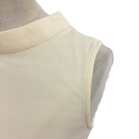 ダズリン Dazzlin ワンピース フレア ミニ ボックスプリーツ リボン ノースリーブ S ベージュ 白 ホワイト レディース 173 ベクトルパーク