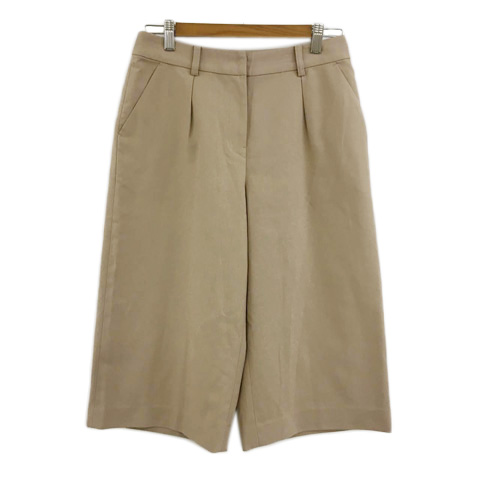 ナチュラルビューティーベーシック Natural Beauty Basic パンツ ワイド クロップド ホック S ベージュ レディース 173 ベクトルパーク