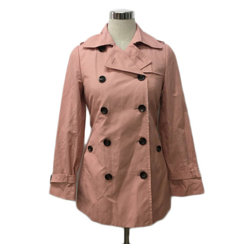 ビアッジョブルー Viaggio Blu コート トレンチコート ステンカラー ダブル ライナー付き ベルト付き 無地 1 ピンク レディース 173 ベクトルパーク