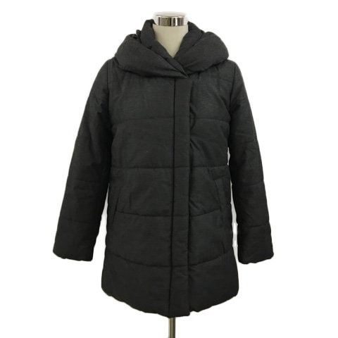 ザショップティーケー The Shop Tk コート ジャケット シングル ショールカラー ジップアップ 比翼仕立て 長袖 M 黒 グレー ブラック レディース 173 ベクトルパーク