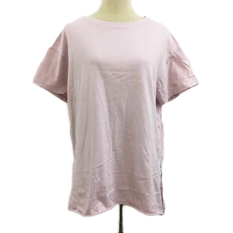 ナイスクラップ Nice Claup Natural Couture Tシャツ カットソー ボートネック 半袖 ピンク レディース 173 ベクトルパーク