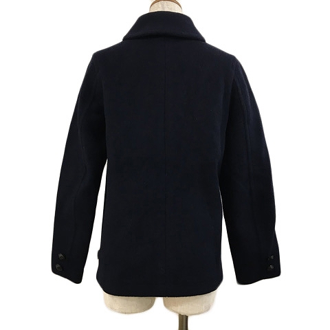 AIGLE ネイビー ぎこち ウールコート AIGLE ネイビー ぎこち ウールコート