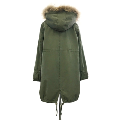 オリーブデオリーブ OLIVE des OLIVE コート モッズ ミドル ファー