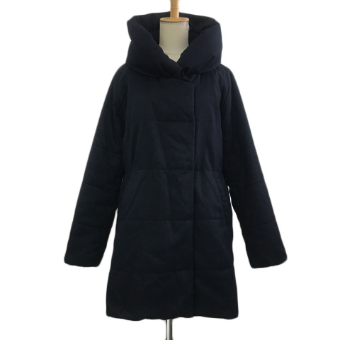 HONEYSUCKLE ROSE ブラック ロングコート L 楽天市場】HONEYSUCKLE ROSE メルトンロングコート レディース