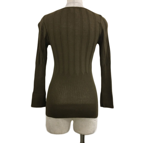 デプレ DES PRES トゥモローランド カーディガン ニット Uネック リブ  