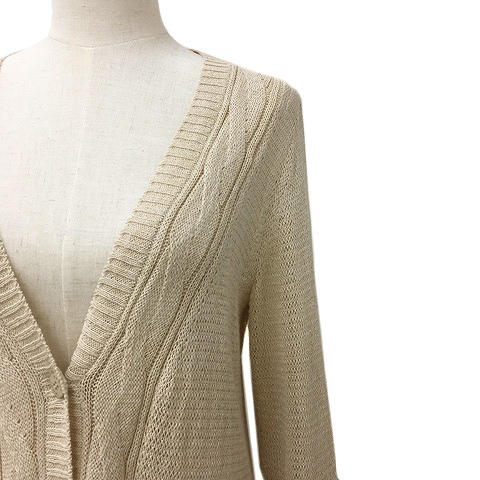 新品 HANAE MORI ハナエモリ シルクニットカーディガン 春夏絹ボーダー 楽天市場】ハナエモリ（カーディガン・ボレロ｜トップス