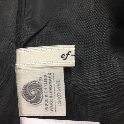 エフデ ef-de スカート プリーツ フレア 膝丈 無地 ウール 11 グレー レディース