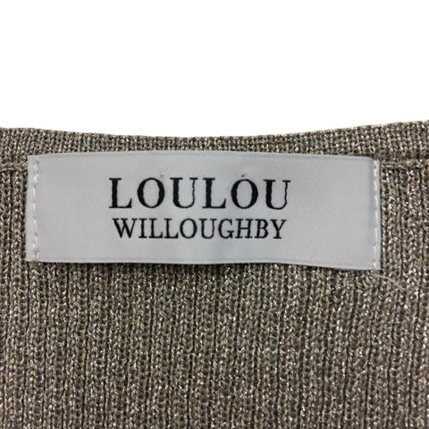 ルルウィルビー Loulou Willoughby セーター ニット ボートネック プル