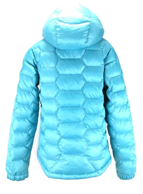 マーモット MARMOT ダウンジャケット フード 650フィル S ブルー 水色