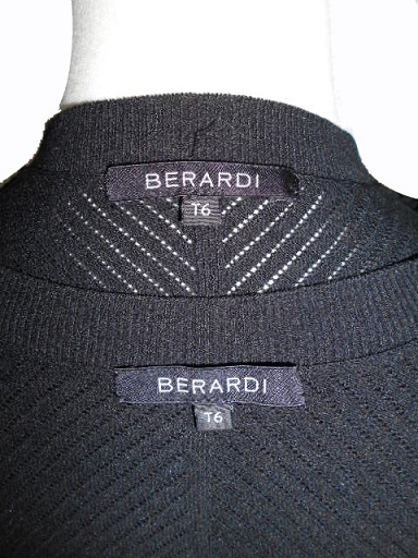 ベラルディ BERARDI アンサンブルニット 黒 ブラック サイズT6 /ft 
